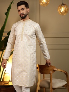 Nouvelle collection de kurtas pour hommes avec pyjama pour les fêtes, disponibles à prix abordable - Product Image 6