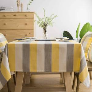 New Arrival Customized Decorative Cotton Tablecloth for Dining <b>Table</b> Durable Heavy Fabric at Wholesale Price - Product Image 1