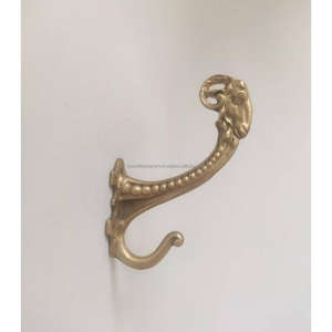 Vente chaude Champignon Crochet Mural En Laiton Massif À La Main D'une Seule Pièce Crochets Muraux Porte-Clés Crochets Décoratifs En Laiton - Product Image 4