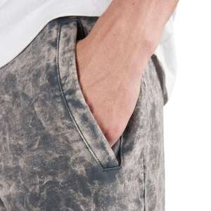 Pantalones Jogger de Felpa 100% Algodón con Lavado Ácido y Logotipo Personalizado, Diseño Nuevo, para Hombre, Tallas Grandes, Cintura Media, Corte Acampanado con Cordón Ajustable - Product Image 3