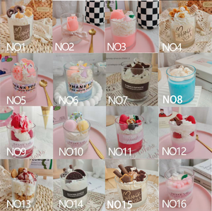 Bougies Alimentaires de Luxe en Gros, Fait Main, Bougies Glacées Aromatiques pour Desserts, Idéales pour les Fêtes et les Bars - Product Image 3