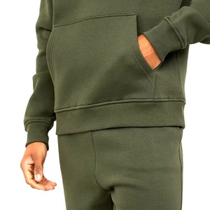 Conjunto deportivo informal de dos piezas para mujer: sudadera con capucha y cremallera con puños y pantalones jogger. - Product Image 3