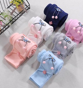 Leggings Vintage para Niñas, Pantalones Finos Ecológicos 100% Algodón para Bebés y Niños Pequeños - Product Image 3