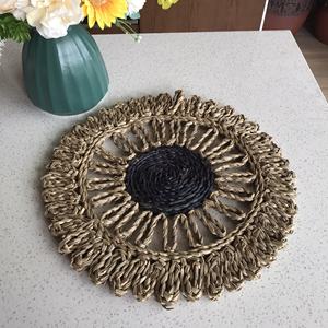 Manteles individuales de algas marinas ecológicos modernos, decoración de vidrio de alta calidad para fiestas, artículos calientes - Product Image 4