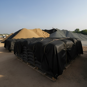 Bâche en HDPE légère, imperméable, stabilisée aux UV, 200 GSM, pour la protection extérieure dans la construction, l'agriculture et le stockage - Product Image 4