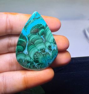 Crisocola Natural al por Mayor, Gema de Malaquita de Alta Calidad, Corte Ovalado para Joyería, Verde, Tamaños Variados - Product Image 2