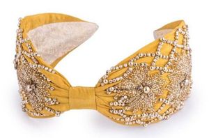 Floral Embroidery Beaded <b>Hair</b> <b>Band</b> Handmade Decorative Headband for Women and <b>Girls</b> - Product Image 4