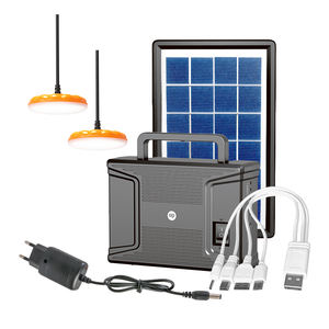 Kits d'éclairage solaire d'urgence DP, mini centrale électrique avec ampoules, panneaux solaires pour la maison et l'extérieur - Product Image 3
