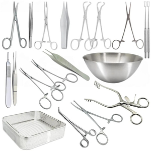 Ensemble de couteaux et forceps d'extraction dentaire en acier inoxydable, manuel, réutilisable, personnalisable, kit d'instruments médicaux pour hôpital et clinique - Product Image 1