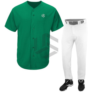 Low MOQ Custom Size Adult <b>Baseball</b> Uniform Plus Size Comfortable Breathable Quick Dry Sports Clothing Set Sportswear - Product Image 4