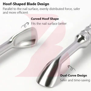 Mejor Producto en Oferta, Precio al por Mayor, Empujador de Cutículas de Alta Calidad, Removedor de Cutículas, Herramienta de Manicura y Pedicura de Acero Inoxidable - Product Image 4