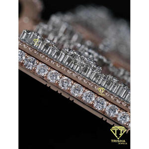 Collar de Lujo Personalizado con Letra HSB, Estilo Hip Hop, Totalmente Cubierto de Diamantes, Colgante con Inicial Personalizada, Chapado en Oro, Plata de Ley, de Fábrica - Product Image 4