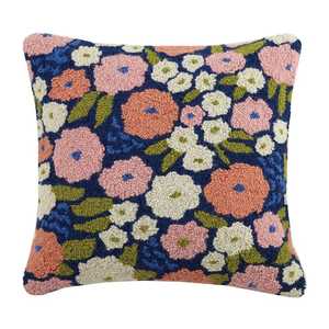 Wool Woven Geometric Hook Tufted Throw Pillow with Colorful Embroidery Design Novelty Home Decor - Product Image 6