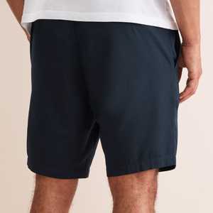 Shorts décontractés pour hommes avec cordon de serrage, sans couture, 100% coton, couleur unie, légers, séchage rapide, coupe-vent, respirants, grandes tailles - Product Image 5
