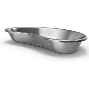 Bandeja renal extragrande de acero inoxidable de 12 pulgadas, cuenco reutilizable en forma de riñón para vómitos, plato quirúrgico, precio al por mayor - Product Image 1