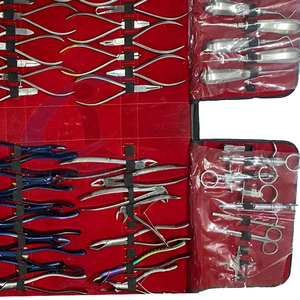 Kit d'instruments dentaires électriques CLASTY INSTRUMENTS de qualité supérieure, comprenant des pinces, des détartreurs, des sondes et des outils d'extraction - Product Image 6