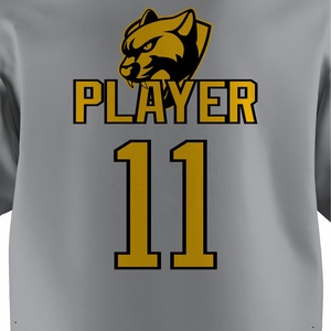 เสื้อเบสบอลสำหรับผู้ชายเสื้อทีมปักลายซับลิเมต - Product Image 5