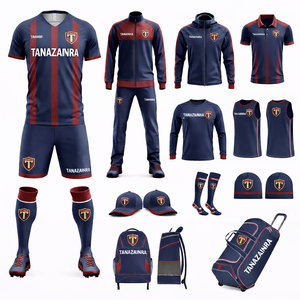 Ensembles de maillots de football, vêtements de football par sublimation pour hommes, maillots d'entraînement de football, vêtements de sport personnalisés, uniforme d'équipe de football - Product Image 1