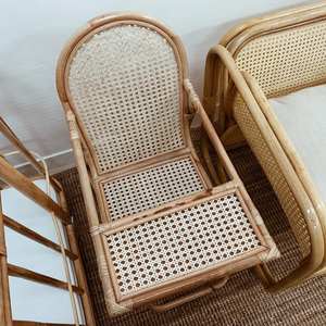 Chaises hautes pour bébé en rotin, prix de gros naturellement bas, usine au Vietnam, chaise d'alimentation personnalisable, marque privée acceptée - Product Image 4