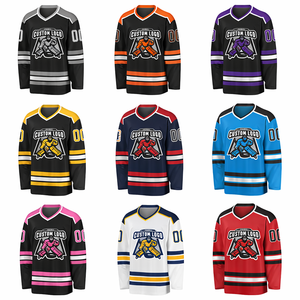 Wholesale Custom Ice Hockey Jersey Breathable Sublimated Hockey Shirt for Professional Teams and Clubs - Product Image 1