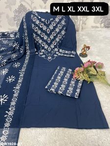 Top Quality Pure Cotton with Bandhej/Bandhani Print Straight Long <b>Kurti</b>-Pant-Dupatta Set Indian Supplier <b>Woman</b> Fashion Exporter - Product Image 6
