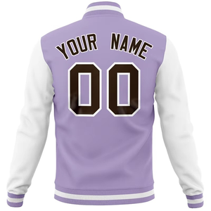 New High Ranking <b>Men's</b> Custom Winter <b>Varsity</b> <b>Bomber</b> <b>Jacket</b> with Embroidery Stand Collar Front Logo Plus Size for <b>Men</b> - Product Image 3