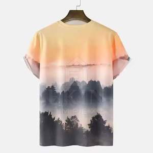 Camiseta de sublimación para hombre con diseño abstracto, estampado de alta definición, ajuste cómodo, diseñada para ropa urbana y uso diario. - Product Image 2