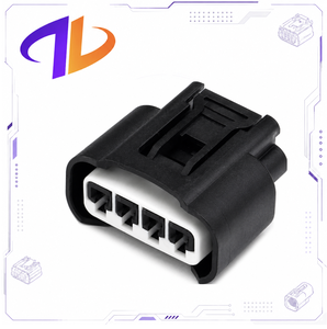 4 Way Black Housing Male/Female Copper ABS/Nylon 7283-7449-30/90980-11885 Ignition Coil <b>Plug</b> Waterproof Auto Connector - Product Image 3