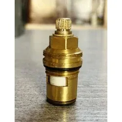 Válvula de cerámica de cuarto de vuelta de latón macizo de alta resistencia para grifo mezclador de lavabo de baño a prueba de fugas y restauración de grifos ocultos - Product Image 2