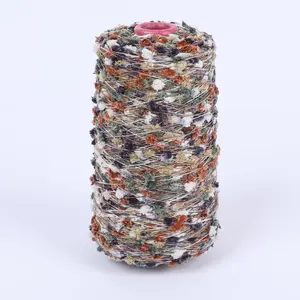 Высококачественная пряжа Bioserica Era с помпоном розы из 100% полиэстера для вязания ткацкой одежды