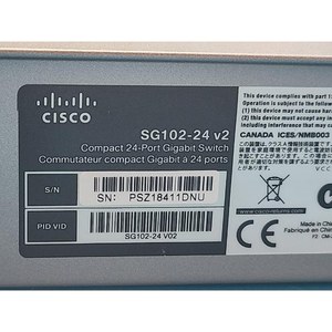 Cisco SG102-24 v2 Usado como lo está, piezas de equipos semiconductores antiguos - Product Image 2