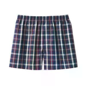 Men's 100% Cotton Plaid <b>Boxer</b> Shorts Classic Rise Breathable Anti-Bacterial Knitted Fabric Machine Washable Adult Size Waist - Product Image 4
