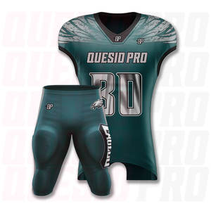 Uniforme de Fútbol Americano Personalizado de Secado Rápido, Transpirable, de Alta Calidad, Conjunto Profesional con Logotipo del Club, Nombre del Equipo y Número en Oferta - Product Image 1