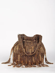 Women Handbag Fabric <b>Potli</b> <b>Bag</b> for Party Favors Return Gift Rajasthani <b>Bag</b> Mehndi Party <b>Bag</b> for Woman by LUXURY CRAFTS - Product Image 2