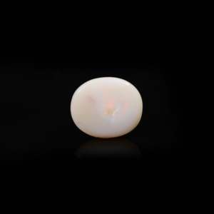 Natural White Opal Gemstone 7.85 Carat Certified Wholesale Raw Oval 20mm - Product Image 2