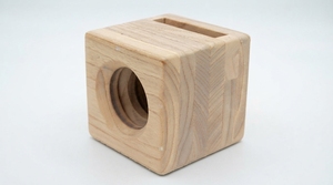 Hucha de Madera Natural Ecológica con Agujero, Decoración para el Hogar, Caja de Almacenamiento de Escritorio, Regalo de Empresa con Logotipo Personalizado y Grabado - Product Image 2