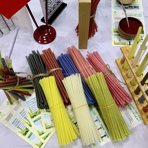 Pajitas de arroz comestibles sin gluten sin plástico ni aditivos químicos para uso diario seguro de Vietnam - Product Image 1