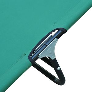 Sedia a Sdraio Pieghevole da Esterno in Robusto Tessuto Oxford, Reclinabile a 5 Livelli, per Campeggio, Prendisole, Patio o Giardino - Product Image 4