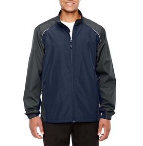 Ensemble de veste coupe-vent d'été pour homme personnalisé avec fermeture éclair, col montant, design respirant et imperméable - Product Image 1