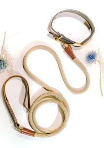 Correa de Perro Trenzada a Mano con Detalles en Cuero - Product Image 3