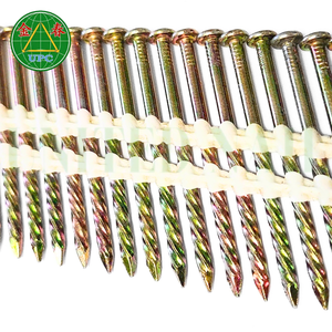 Clous à bande en acier et plastique fabriqués au Vietnam sur mesure, tête à motif quadrillé, tige lisse de précision, choix standard des constructeurs - Product Image 6