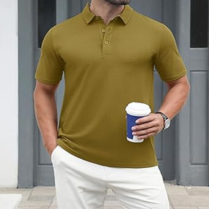 Polo homme slim fit de qualité supérieure, respirant, dernière arrivée, personnalisable, manches courtes, envoyé par Dress Sports - Product Image 2