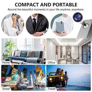 Mini Cámara Corporal FHD 1080P, Cámara Portátil para Grabación de Acción, Videocámara Portátil para Seguridad, Trabajo, Guardia, Viajes - Product Image 6