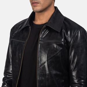 Veste d'hiver en cuir véritable de haute qualité pour hommes, best-seller, matière solide, prix avantageux, vestes tendance - Product Image 6