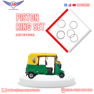 Juego de Anillos de Pistón RE Fabricados en India, Piezas de Calidad para Triciclos Compatibles con el Modelo RE, Exportadas a Haití y República Dominicana - Product Image 2
