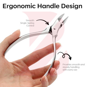 Nouvel outil de beauté professionnel : Pince à cuticules ergonomique en acier inoxydable de haute précision pour éliminer les peaux mortes - Product Image 3