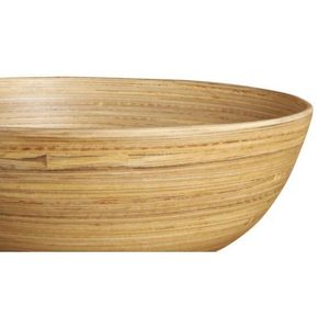 Ensaladera de bambú natural 100% ecológica de Hathai, vajilla de laca hecha a mano, estilo minimalista para regalos de negocios - Product Image 4