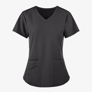 OEM LEDBURY INTERNATIONAL Lightweight 72%Polyester/21%Rayon/7%Spandex Worsted Fabric Short Sleeve Women's <b>Scrub</b> <b>Tops</b> Needle - Product Image 2