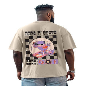 Camisetas Personalizadas de Alta Calidad para Hombre, Estilo Simple, Tie Dye, Tallas Grandes, Hombros Descubiertos, 100% Algodón, Ropa Urbana - Product Image 3