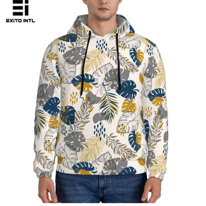 Sudaderas con Capucha Sublimadas para Hombre, Servicio OEM, 100% Algodón, Logotipo Personalizado, Corte Holgado, Alta Calidad, Venta al Por Mayor - Product Image 1